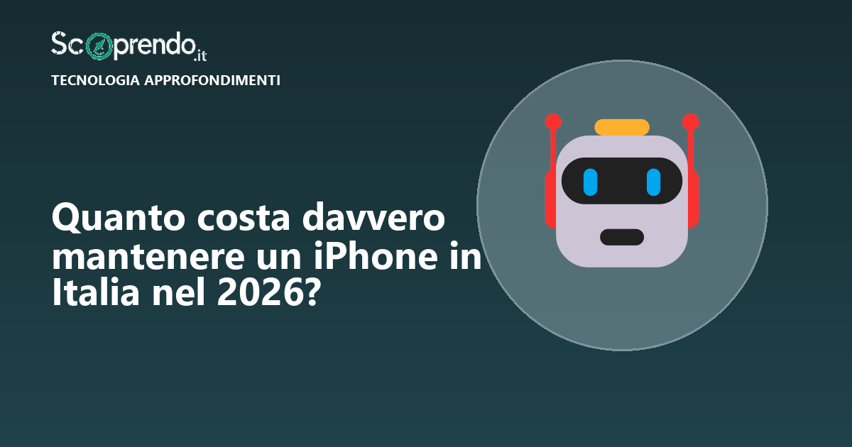 Quanto costa davvero mantenere un iPhone in Italia nel 2026?